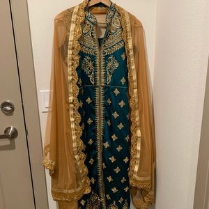 Green Indian dress